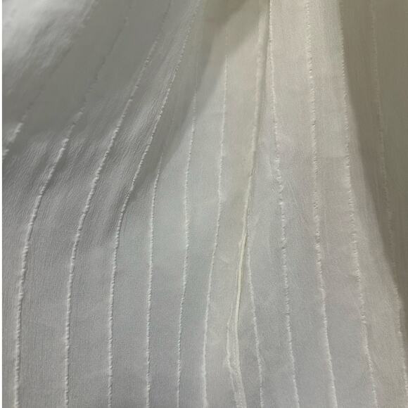 The Row Tamy Cloqué Dress Off-white size XS Midi  2-way Zip Euro Chic Croquette - Picture 12 of 16